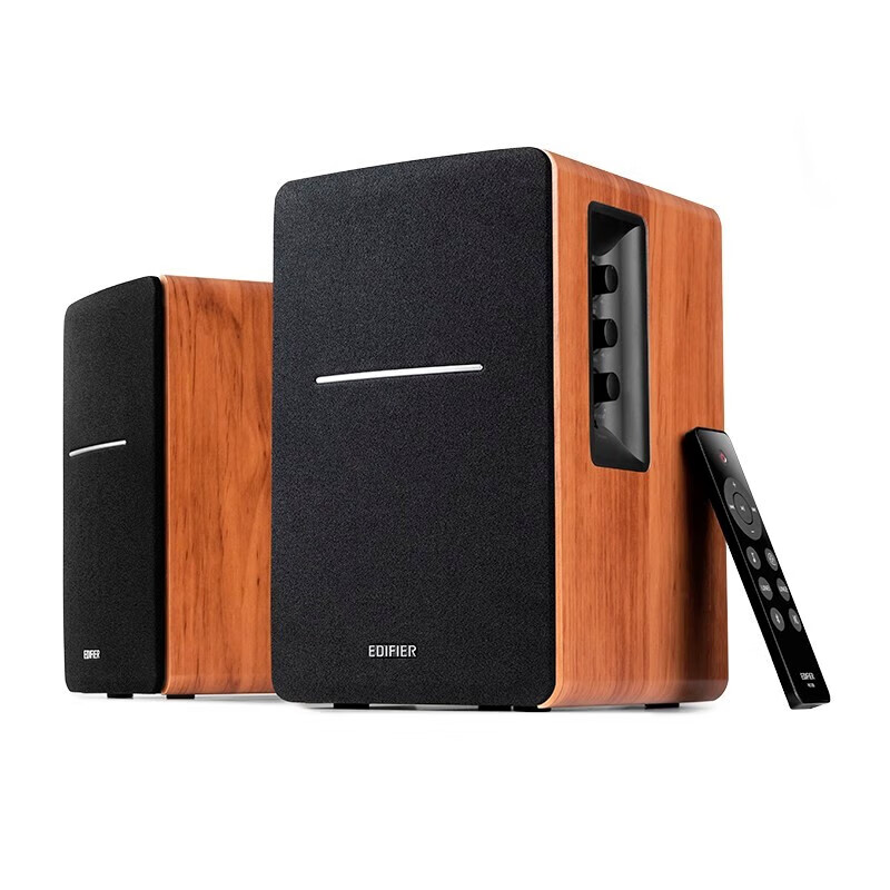 漫步者(EDIFIER) R1200BT 经典升级2.0蓝牙音箱 家用桌面台式机笔记本音响 木质高清大图