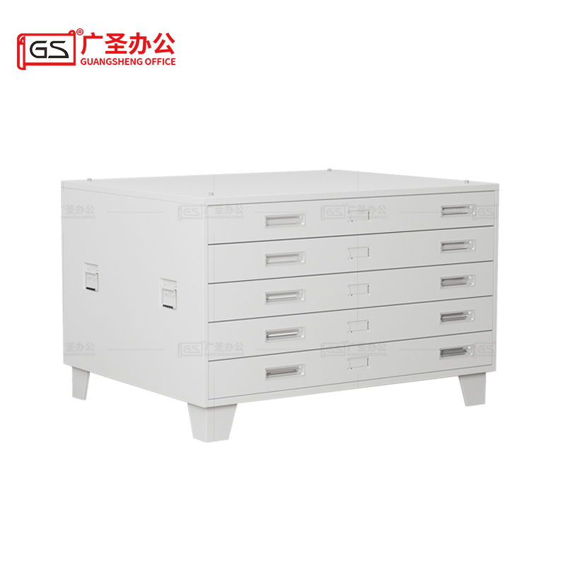 GS 底图柜图纸柜1号单节文件柜 1000*700*560mm高清大图