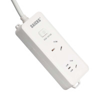 SAICKG SCC8-10710D 一位5孔 一位3孔 1.8M 2500W 插排(单位:个)白