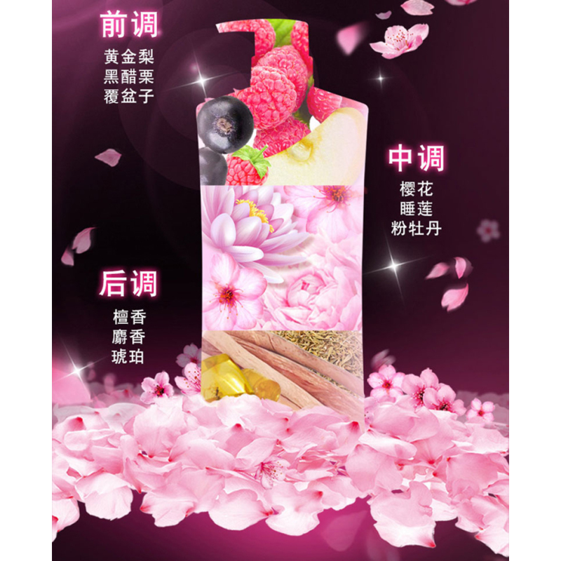 清扬去屑洗发露樱花沁爽型 400+50ML