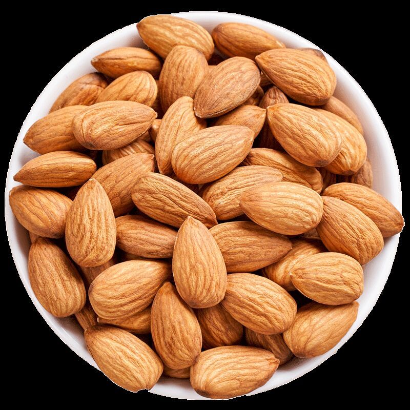 原味盐焗巴旦木仁扁桃仁250g1000g袋装大杏仁果干孕妇坚果零食