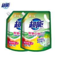 超能植翠洗衣液(鲜艳亮丽)1kg*2袋装
