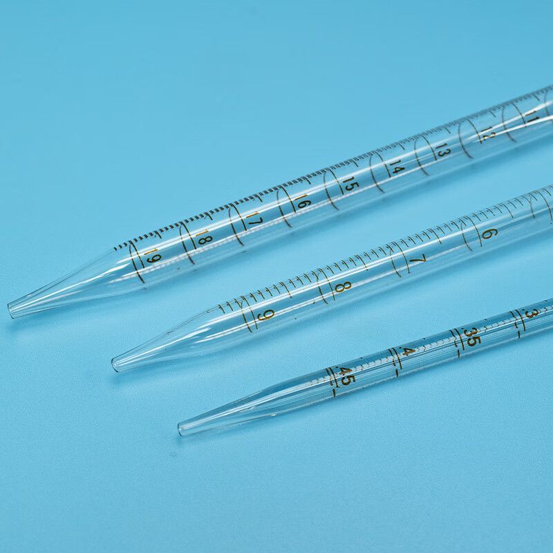 冰禹AB40231玻璃刻度吸管滴管长吸管具环标吸管刻度吸量管移液管5ML(非A级)