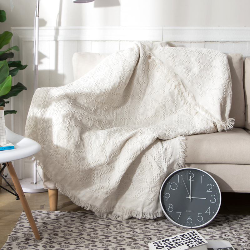 家柏饰(CORATED)沙发巾全盖布北欧沙发垫套毯冬季加厚弹力通用懒人沙发罩 斯图拉格(AB面) 90*90cm高清大图