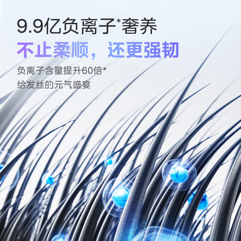 美的(Midea)家用大功率护发恒温静音负离子电吹风 FG2流光白高清大图
