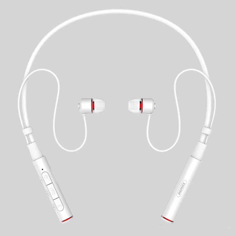 remaxrbs6运动蓝牙耳机挂颈式无线挂脖蓝牙耳机颈挂式跑步防水重低音