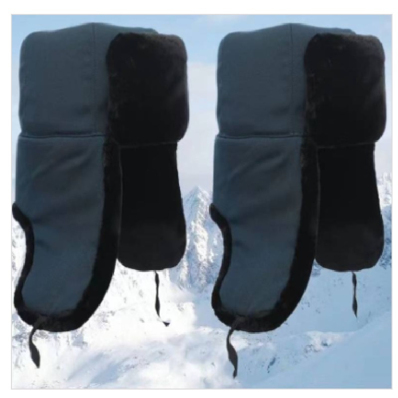 盛帅龙威冬季用羊剪绒材质防寒雷锋帽松枝绿59号顶