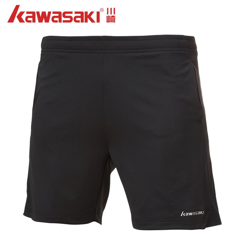 川崎(KAWASAKI)速干羽毛球裤羽毛球服运动短裤夏天男女款跑步宽松五分短裤子