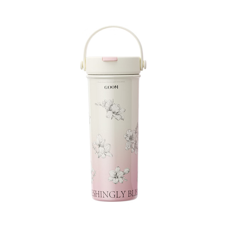 格沫艺术手绘保温杯600ML GM-24AW-T1高清大图