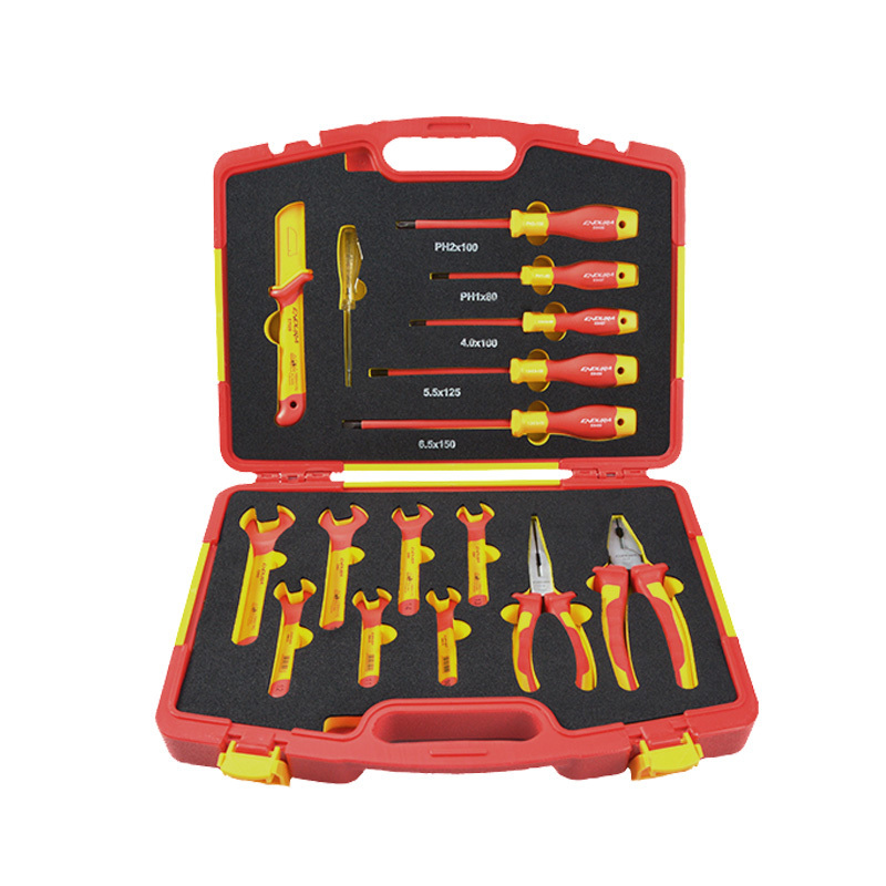 力易得 16件VDE绝缘工具组套维修组套手动工具组套E1179