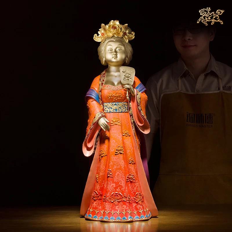 美帮汇全铜摆件《唐朝印象之一》铜工艺品 家居饰品 摆件高清大图