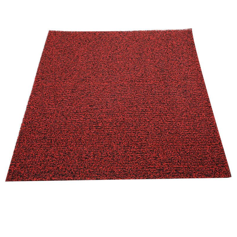 电动车脚垫踏板车电瓶车摩托车踩垫通用防滑加厚丝圈可裁剪踏脚垫黑