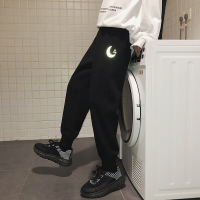 梵克公牛2021男港风潮牌束脚卫裤休闲裤春季常规小脚裤子长裤潮