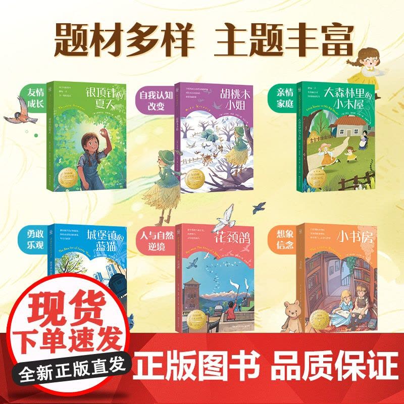 国际儿童文学经典系列全套6册 小学生三四五六年级课外阅读书纽伯瑞儿童文学金奖小说友情成长励志校园读物世界经典童话故事书正图片