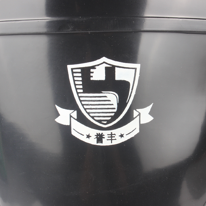 [誉丰]橡塑钢包头雨靴 防滑防酸碱高筒水靴 劳保防砸靴 1双装高清大图