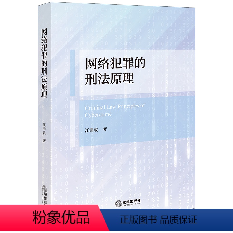 【正版】直发 网络犯罪的刑法原理 汪恭政著 法律出版社