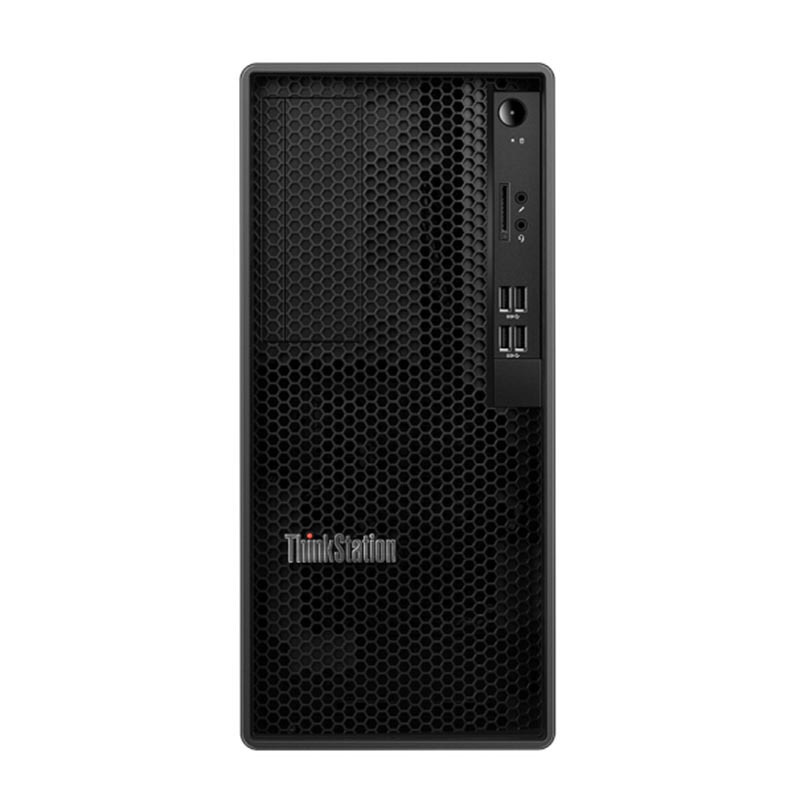 联想(ThinkStation)K 商用家用台式主机电脑 定制(i7-10700 32G 2T+256G GTX1660S显卡 win10 500W电源)工作站图形渲染