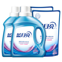 蓝月亮 深层洁净洗衣液套装 薰衣草香 瓶装2kg*2+袋装1kg*2