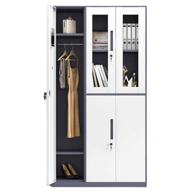 凌迪星灰色5门更衣柜970*500*1850mm台高清大图