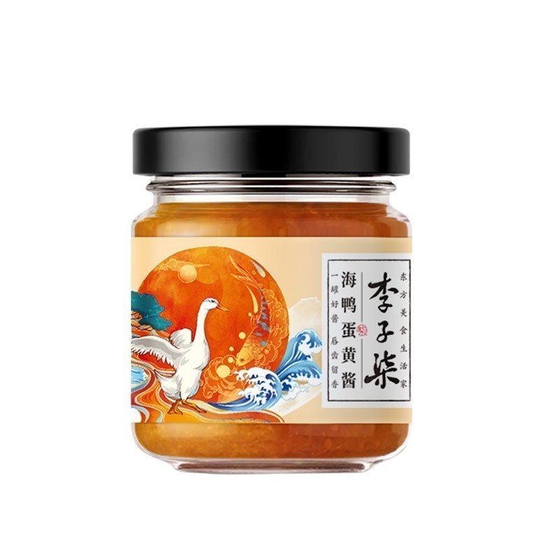 李子柒 海鸭蛋黄酱 流沙咸蛋黄酱 流沙酱拌饭即食蛋制品80g单瓶装