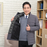 千仞岗(CHERICOM) 新品羽绒服中老年时尚简约休闲保暖外套