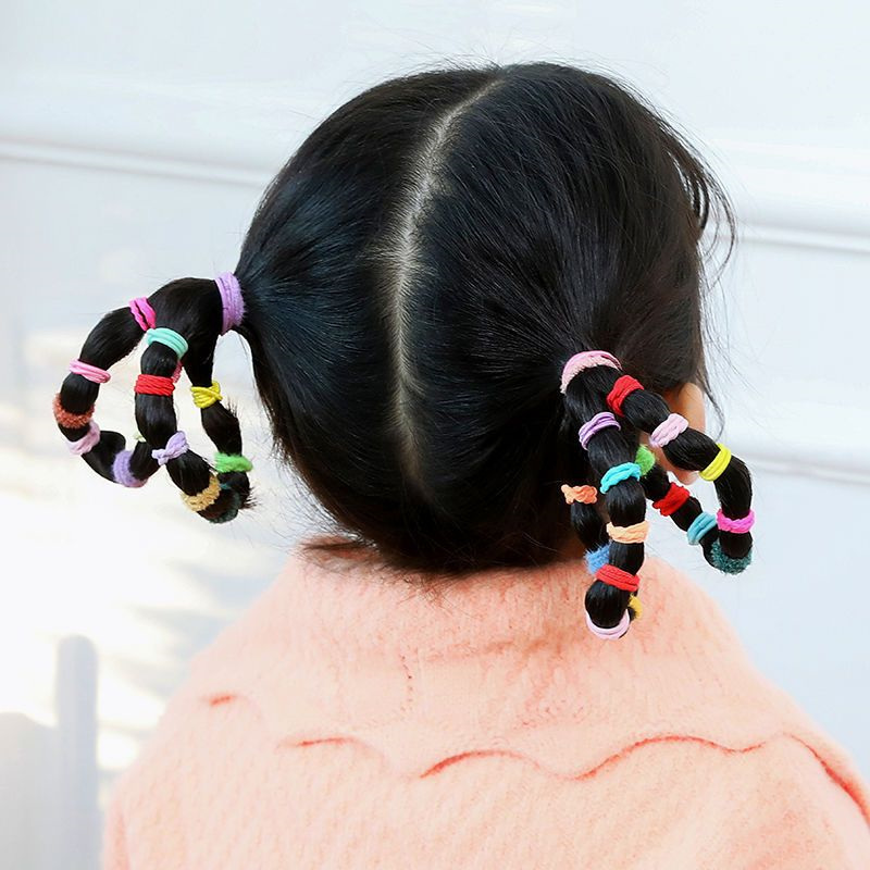 儿童高颜值小女孩扎头发发圈发绳宝宝皮筋不伤发不勒发新年小礼品