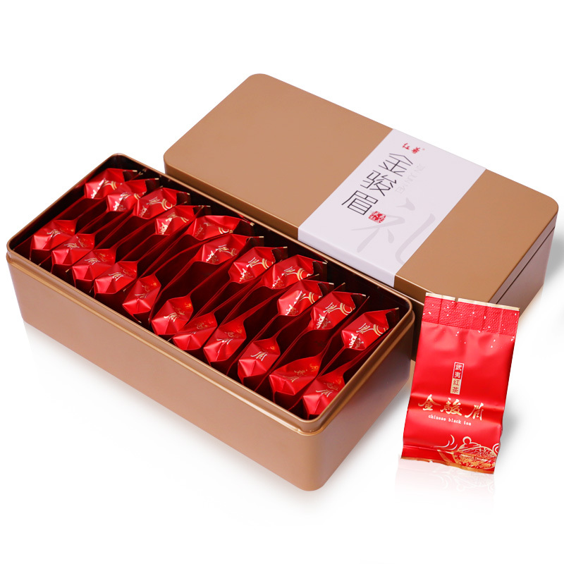 红尊茶叶 红茶金骏眉 武夷山花果香金骏眉茶叶礼盒礼品 110g/盒*2