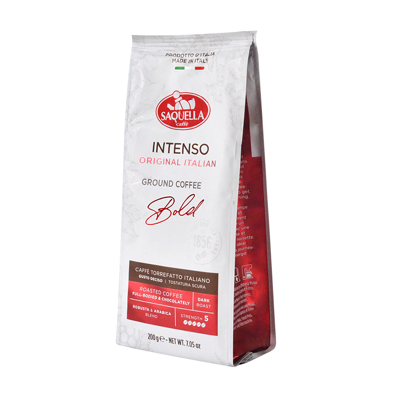 意大利进口圣贵兰深情研磨咖啡粉200g深度烘焙纯意式浓缩咖啡油脂丰富高清大图