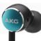 AKG/爱科技 Y100 WIRELESS无线蓝牙颈挂耳机磁吸入耳式耳机 跑步运动型耳机 松石绿
