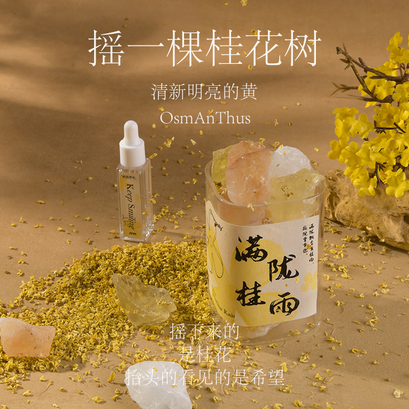艾玛莫莉(EMMA MOLLY) 扩香石香薰蜡烛 满陇桂雨香氛 / 盒高清大图