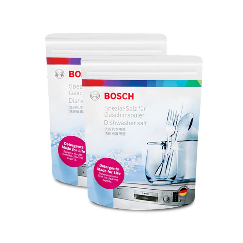 博世BOSCH强力去油污多效清洗剂深层洁净高效环保安全无残留博世(BOSCH)洗碗机洗碗盐 专用软水盐水垢助理清洁养护机