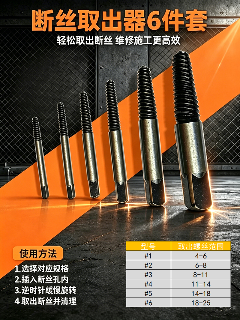 锦丰诚 断丝取出器 6件套 套高清大图