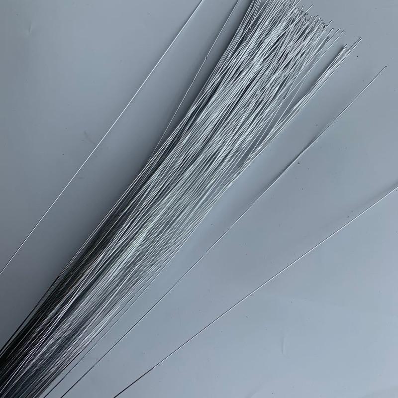 工艺品DIY手工制作铁丝发财树摇钱树铁丝串珠丝网花材料专用1米长 80厘米长金色100根