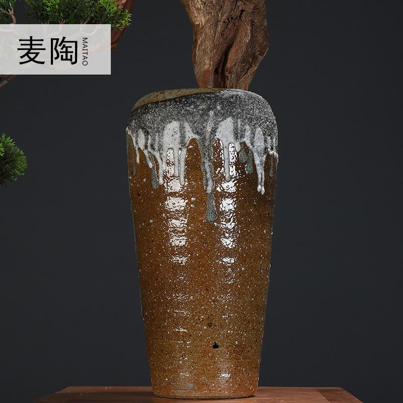 美帮汇新中式家居摆件四季迎客松盆景酒店走廊绿植玄关装饰摆件高清大图