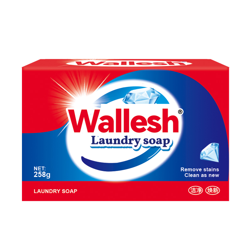 威立世Wallesh 亮丽焕新椰油洗衣皂258g高清大图