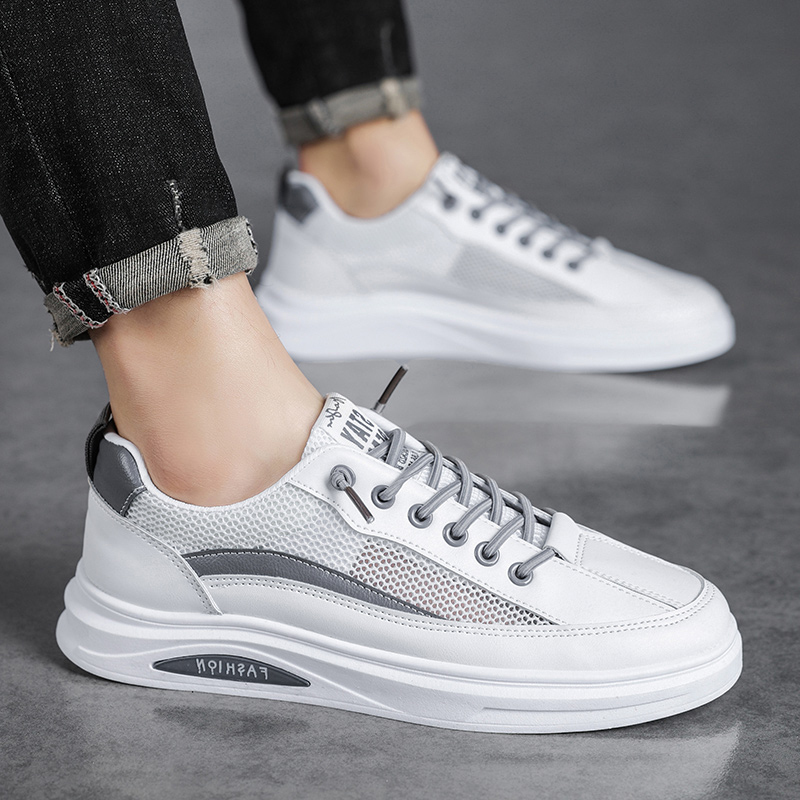 线下专柜同款卡帝乐鳄鱼cartelo新款透气男鞋子时尚休闲鞋板鞋男士