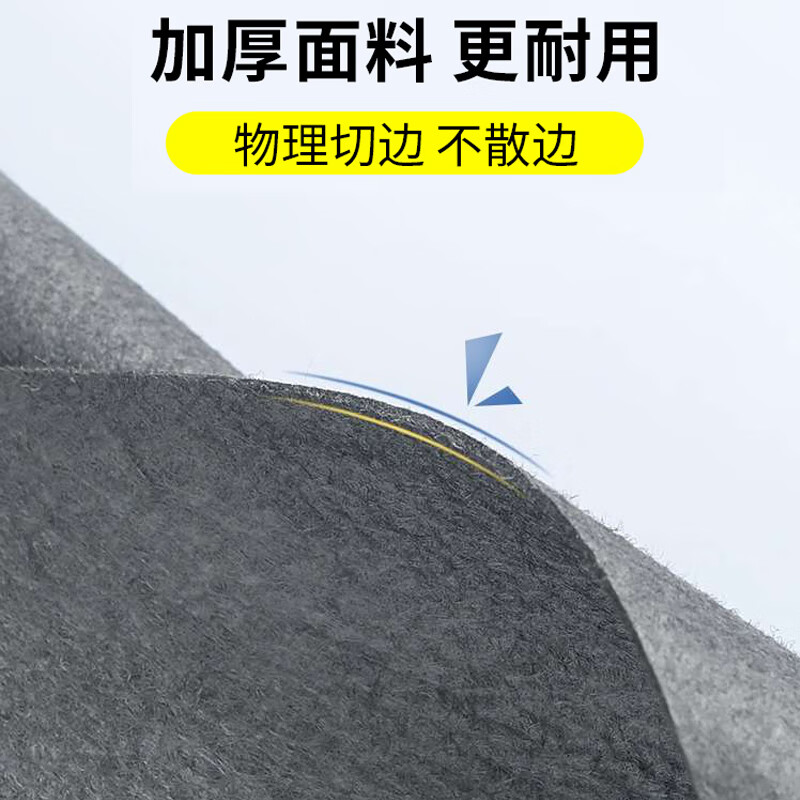 大迈质造 擦玻璃抹布 魔力5条装:30*30CM灰色抹布高清大图