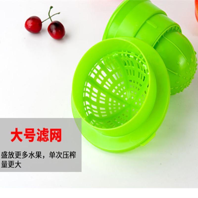 颜色随机 新款榨汁机加厚防摔600ml 600ml 两用多功能水果手动榨汁机家用压橙器小型迷你简易榨汁防摔