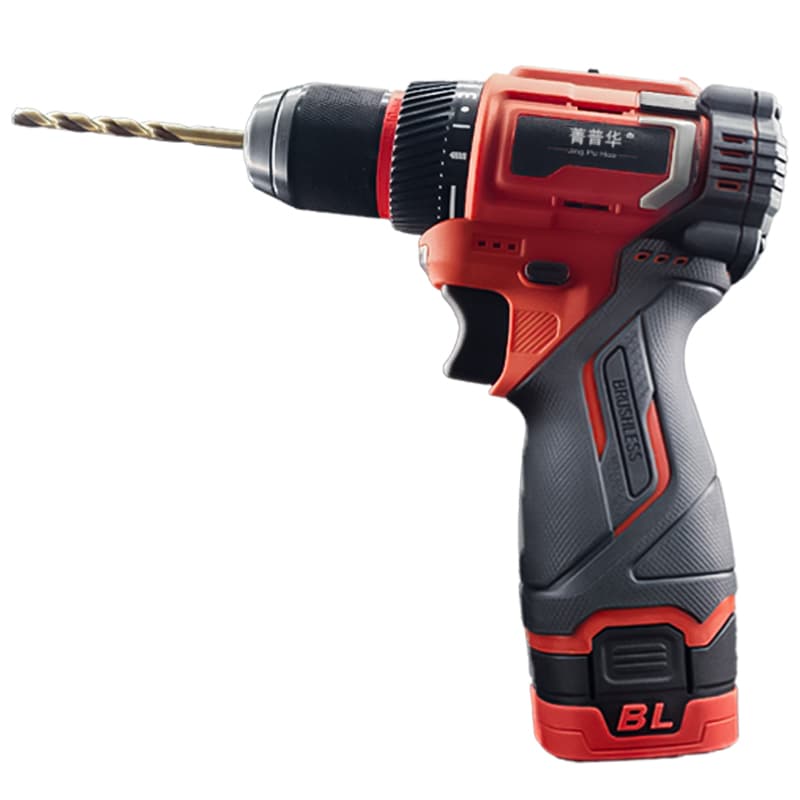 菁普华无刷充电式双速锂电手枪钻手电钻电动起子螺丝刀50N.m16V2.5Ah套高清大图