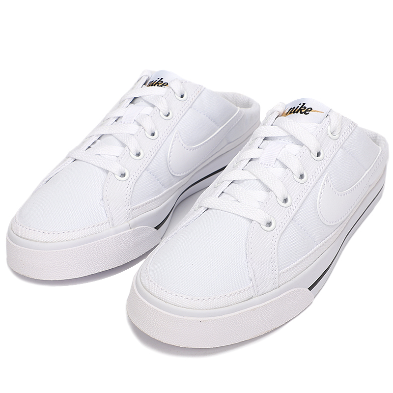 耐克nike女鞋2023夏季新款运动鞋包头半拖鞋一脚蹬帆布鞋休闲鞋凉鞋db