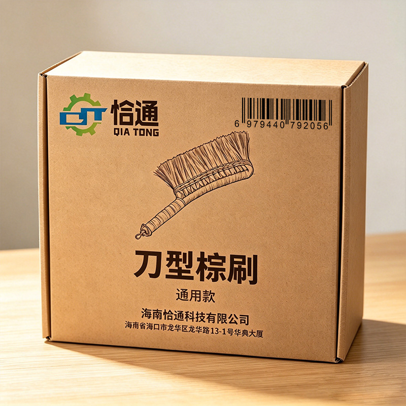 恰通 刀型棕刷 通用款 把高清大图