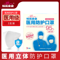【套餐多多 优惠多多】棉花朵朵医用口罩防尘防雾霾防工业粉尘防花粉男女儿童透气 成人/ 儿童 备注发货