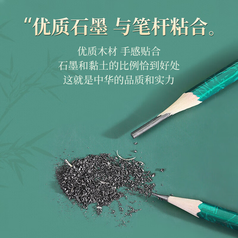 中华 101-HB 绘图书写铅笔 HB铅笔学生书写铅笔 开学季礼物 12支/盒 101-HB