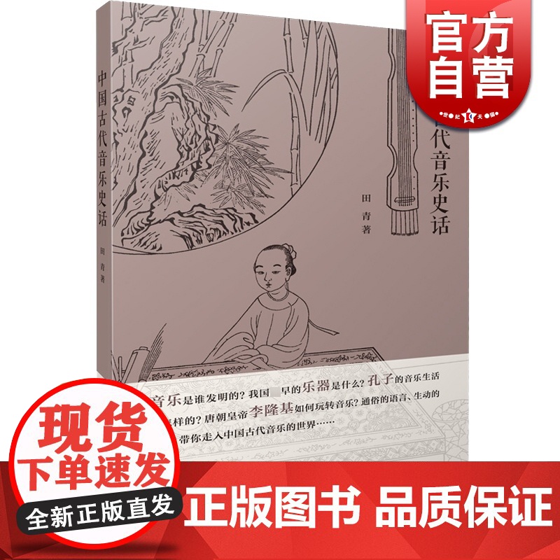 中国古代音乐史话 田青著 通俗的语言 生动的故事 带你走入中国古代音乐世界 上海音乐出版社高清大图