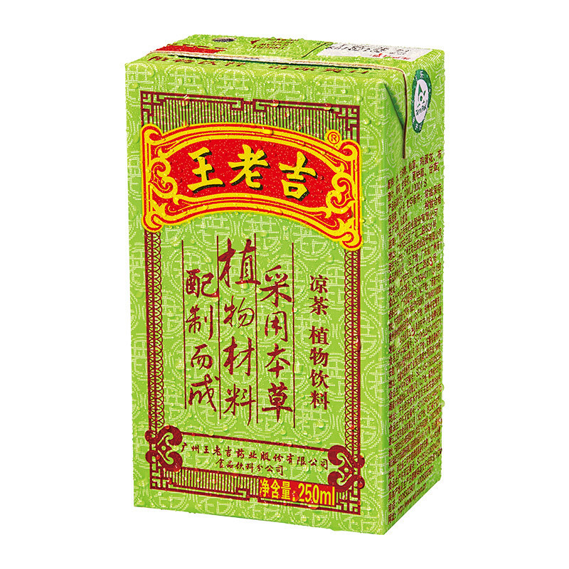 王老吉 凉茶 植物饮料 绿盒装清凉茶饮料 310ml*12盒