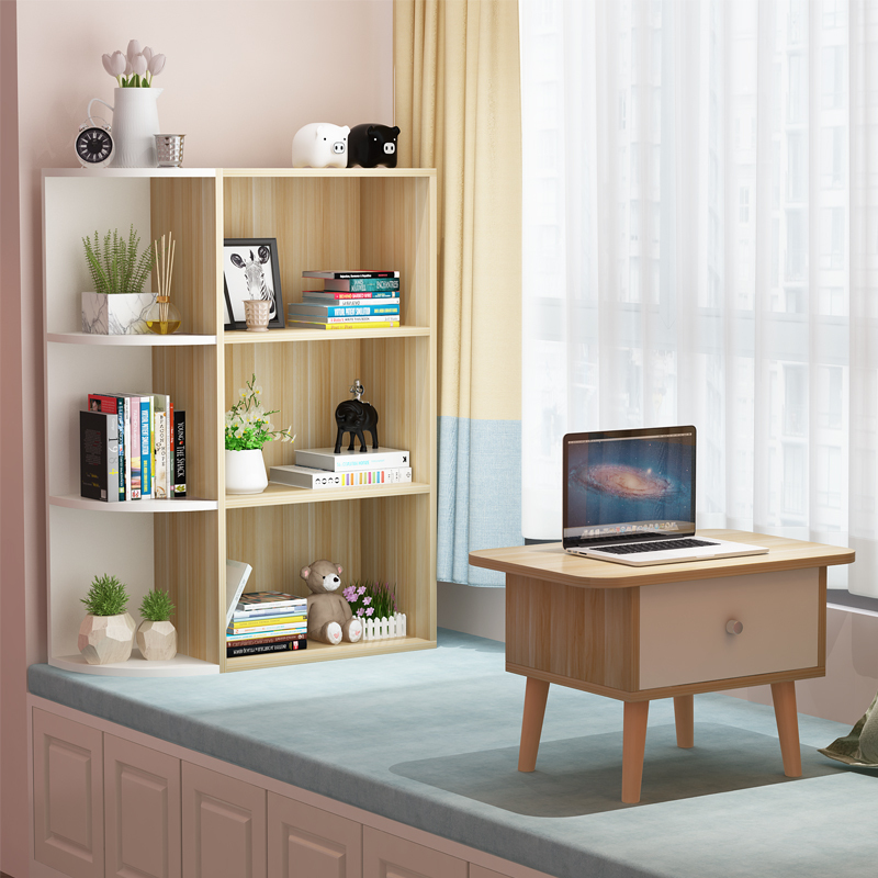 飘窗柜储物柜窗台置物架小书架收纳书柜阳台柜创意组合榻榻米柜子