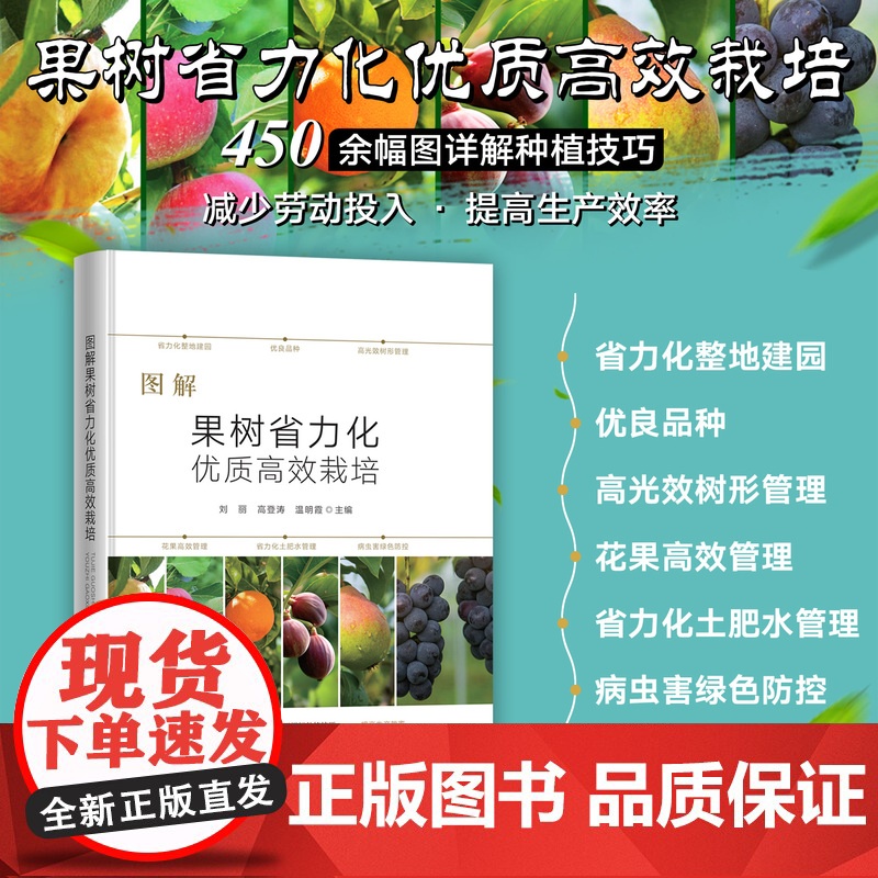 图解果树省力化优质高效栽培 329164 刘丽,高登涛,温明霞 2025-01高清大图