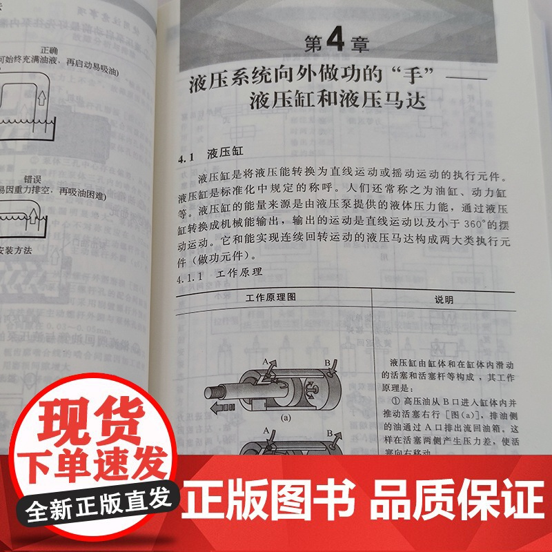 正版 液压维修技术入门书籍 看图学液压维修技能第二版 液压结构原理 液压基础知识大全 液压系统设计 液压与气压传动与控制