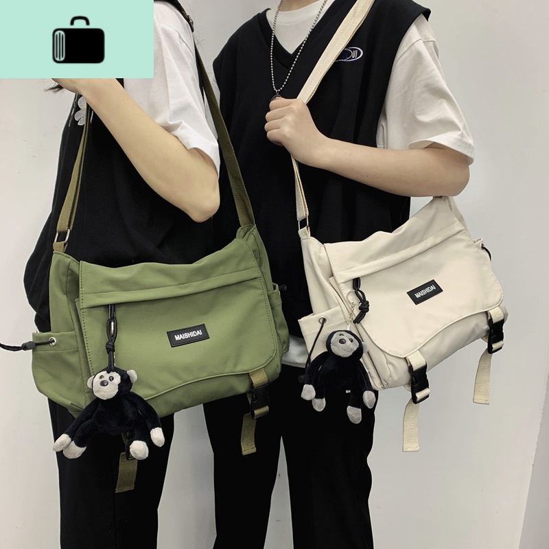 书包女ins风韩版双肩男背包大容量斜跨包包女单肩大学生上课布袋NEW LAKE女士双肩包高清大图