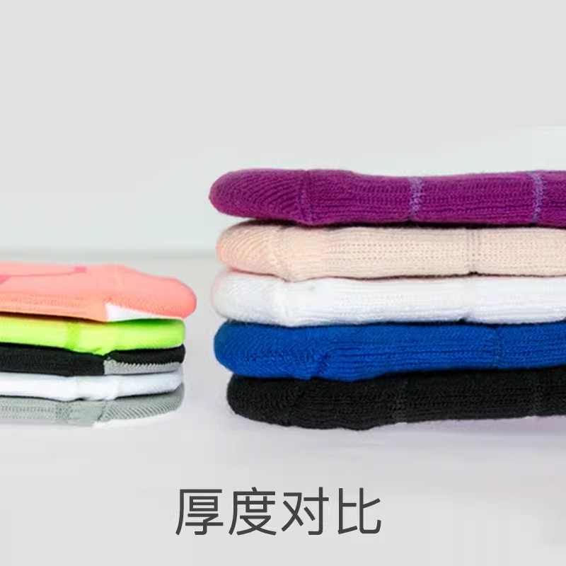 舒跑袜子男春夏季棉袜运动袜吸汗毛巾底加厚跑步短袜毛圈袜女高清大图